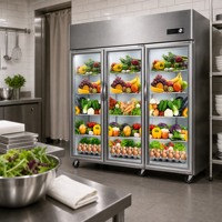 Réfrigérateur Vitrine à Porte Vitrée Électrique Vertical avec Dégivrage Automatique et Contrôle Numérique de la Température pour Bar, Réfrigérateur à Bière Vertical