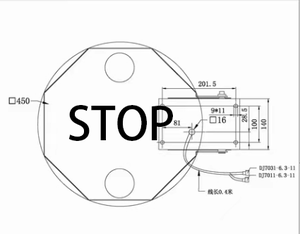 Señal de Tráfico LED Electrónica <span class=keywords><strong>Intermitente</strong></span> de Alta Visibilidad, Tablero de Señalización de Advertencia de Seguridad Vial - Product Image 2