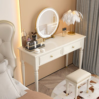 Table de maquillage et de coiffage en bois massif de style américain moderne et minimaliste, luxe léger, pour petit appartement HY-1512