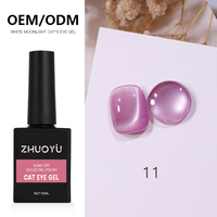 Kit de vernis gel œil-de-chat français DIY personnalisé sans HEMA, marque privée Moonlight pour fournitures d'onglerie