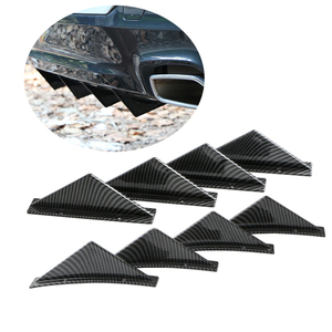Protector de Esquina Inferior Triangular Decorativo para Parachoques Trasero de Coche, Universal, para 4 Coches - Product Image 5