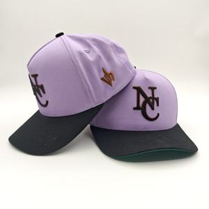 Casquette de baseball Oxford à 5 panneaux avec logo personnalisé, motif à pois brodé, couleurs et tailles personnalisées de haute qualité - Product Image 3