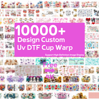 Autocollants personnalisés UV DTF prêts à être expédiés, impression par transfert, enveloppe pour gobelet de 16 oz, logo personnalisé, échantillon gratuit, directement de l'usine
