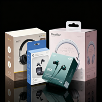 Boîte d'emballage personnalisée pour casque supra-auriculaire, boîte cadeau en carton rigide pour casque de jeu, boîte d'emballage extérieure pour casque Bluetooth