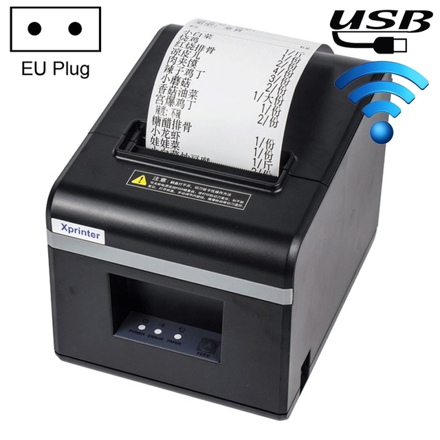 2024 Dropshipping Xprinter N160II USB+WIFI Interface 80mm 160mm/s Automatic Thermal Receipt Printer