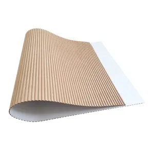 Geribbelde Flexibele/Buigbare Gebogen Houten Paneel Mdf Gecanneleerd Hout Panelen 3 D Muur Decoratie Boord