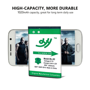 BL-5C แบตเตอรี่โทรศัพท์สำหรับ N72 N70 <span class=keywords><strong>C2</strong></span>-<span class=keywords><strong>01</strong></span>ของ <span class=keywords><strong>Nokia</strong></span> <span class=keywords><strong>C2</strong></span>-03 <span class=keywords><strong>C2</strong></span>-06 X2-<span class=keywords><strong>01</strong></span> 5130 2610 BL 5C li-ion - Product Image 3