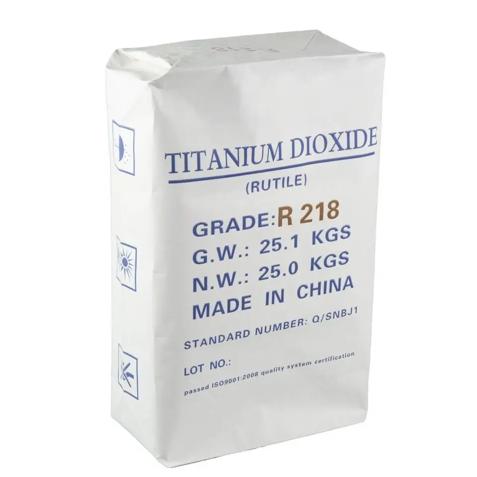 Biossido di titanio rutilo Tio2 R218 per vernice a emulsione esterna