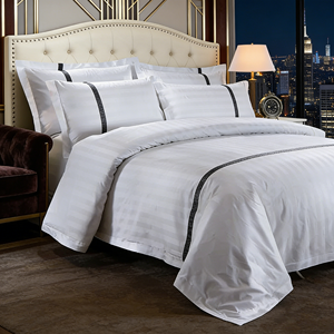 Fournisseur Vérifié 5 Étoiles – Lot <span class=keywords><strong>de</strong></span> 4 Draps <span class=keywords><strong>de</strong></span> Lit 100% Coton, <span class=keywords><strong>Housse</strong></span> <span class=keywords><strong>de</strong></span> <span class=keywords><strong>Couette</strong></span> et Drap Plat Complet en <span class=keywords><strong>Lin</strong></span> pour Hôtel – Ensemble <span class=keywords><strong>de</strong></span> Literie Économique - Product Image 6