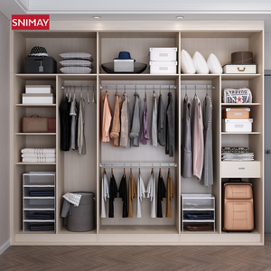 Armario de madera contrachapada, diseño <span class=keywords><strong>barato</strong></span> con puerta deslizante - Product Image 3