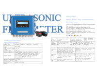 Débitmètre à ultrasons pour tuyaux, haute performance, OEM, pour eau et fluides, DN10-DN6000, capteur à pince