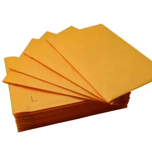옐로우 크래프트 버블 메일러 포장 봉투 버블 패딩 가방
