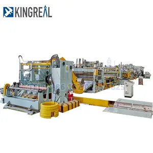 KINGREAL Heavy Duty Coil Cut To Length Line 0.3-5MM Heavy Gauge Coil cutting Machine Coil Process Blanking Line