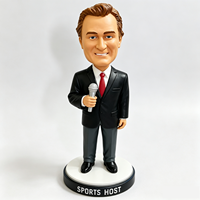 Figurine Bobblehead Personnalisée en Résine Plongeur de Plage, Figurine Bobblehead d'Aquarium, Figurine en Résine, Décoration de Bureau, Cadeau Souvenir de Collection