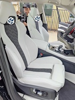 Housse de siège de voiture en cuir personnalisée, luxe, imperméable, NAPPA, pour BMW
