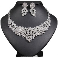 Ensemble de bijoux de mariée EXITOSO classique en laiton plaqué or et zircon pour mariage &amp;   Cadeau pour femme pour une fête