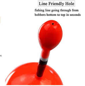 Flotteurs Slip Bobbers, toboggans en bois de balsa avec arrêts de Bobbers, flotteurs de pêche et Bobbers pour la pêche à la <span class=keywords><strong>truite</strong></span> basse Crappie - Product Image 4