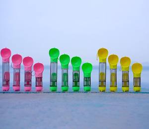 Garrafa de água portátil 4 em 1, alimentador de animais portátil para viagem ao ar livre, cão e gato, com recipiente para comida, venda imperdível - Product Image 6