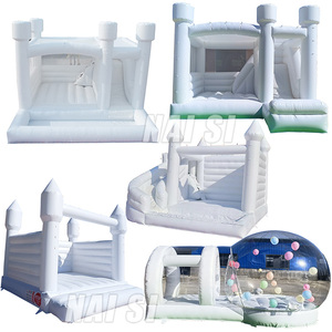 Rõ ràng PVC trong suốt <span class=keywords><strong>Inflatable</strong></span> thư bị trả lại nhà bong bóng vui vẻ mái vòm nhà bong bóng với nhảy - Product Image 6