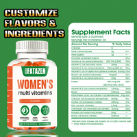 ODM/OEM Private Label Frauen Erwachsene Multi-Vitamin-Gummis 100% Natürlich Zuckerarm für Knochengesundheit & Energie