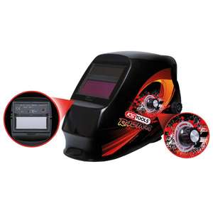 KS เครื่องมือ-หมวกกันน็อคป้องกัน310.0180ของช่างเชื่อมอัตโนมัติการออกแบบการแข่งรถ-ตัวเรือน4042146378908และแผ่นโลหะ - Product Image 1