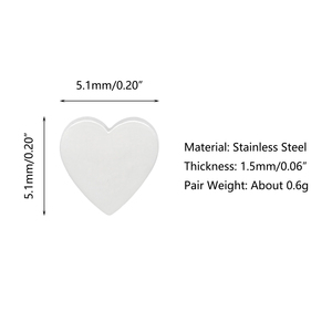 New Style Cute Love Stainless Steel <strong>Small</strong> <strong>Stud</strong> <strong>Earrings</strong> for Girls Women - Product Image 2