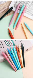 Cadeaux publicitaires en plastique en gros, plusieurs couleurs, logo personnalisé, stylo à bille multicolore pour hôtel - Product Image 4