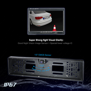 Màn Hình Xe Hơi 7 Inch Với Camera Biển Số 720P Châu Âu Để Đảo Chiều Xe - Product Image 3