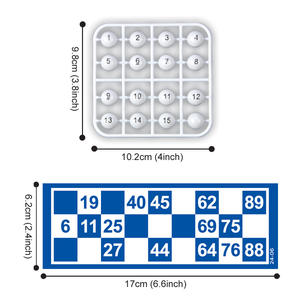 Máquina de juego de <span class=keywords><strong>bingo</strong></span> de escritorio | Lanzamiento automático de bolas | Diversión para reuniones familiares y amigos Juego de beber - Product Image 4