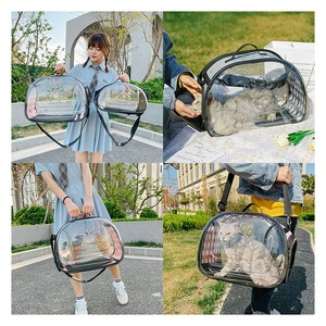 Küçük orta kediler için kedi köpek taşıma çantası yavru çanta köpek seyahat çantaları giden yumuşak-evcil hayvan taşıma çantası - Product Image 6