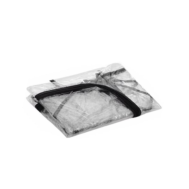 Universal Pet Stroller Rain Cover Foldable Plastic Design for Rainy Days-Compact Storage