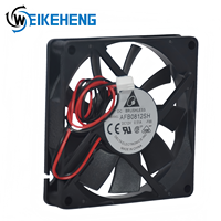 Delta DC 12V 0,51A AC EC 24V 48V 8025 8CM 80X80X25MM Bantalan Bola Ganda Asli AFB0812SH Kipas Server Kabinet Catu Daya