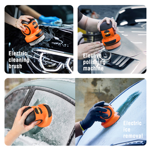 Mini <span class=keywords><strong>grattoir</strong></span> à glace électrique USB Brosse de nettoyage Polisseuse Outil multifonction rechargeable <span class=keywords><strong>pour</strong></span> dégivrer le <span class=keywords><strong>pare</strong></span>-<span class=keywords><strong>brise</strong></span> et le verre de la voiture - Product Image 2