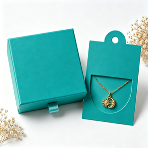 Cartes de présentation écologiques pour colliers et bagues, pour accessoires de mode et kits de rangement de bijoux - Product Image 2