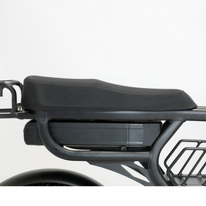 Vélo électrique tout-terrain High Face avec batterie intégrée et moteur à moyeu arrière, système de frein à disque, pneus larges - Product Image 4