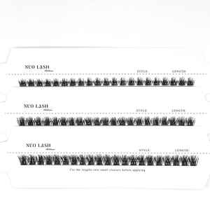 ขนตา<span class=keywords><strong>ปลอม</strong></span>แบบกลุ่มขนตา<span class=keywords><strong>ปลอม</strong></span>แบบโค้งงอได้กำหนดโลโก้ได้เอง - Product Image 4