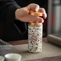 Pot à café en céramique émaillée chinoise avec couvercle en alliage, idéal comme cadeau promotionnel