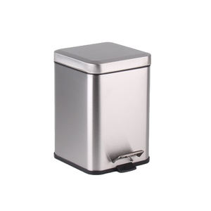 Wholesale <strong>Square</strong> Stainless Steel Waste <strong>Bin</strong> 3L 6L 12L 20L Recycle <strong>Bin</strong> for <strong>Kitchen</strong> Household - Product Image 5