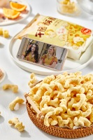Cheese-Plan Halal 108g Sin Grasas Trans, Palomitas de Maíz Infladas con Sabor a Queso, Semi-Suaves, Listas para Servir en Fiestas KTV