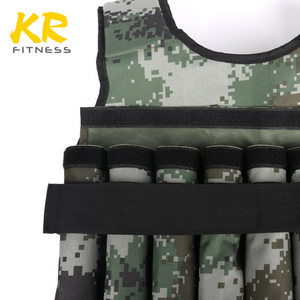 Dingzhou-Chaleco ponderado de camuflaje para entrenamiento, 10kg, chaleco para pérdida de peso - Product Image 4