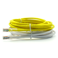 Cable de Red LAN UTP Cat5e Cat6 Cat6a de 8 Hilos RJ45, Cable de Conexión RJ45 Trenzado Cat 6