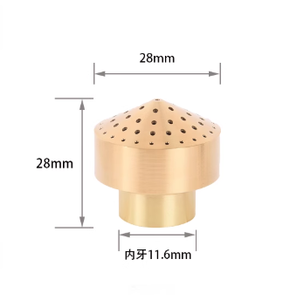 Buse de fontaine à eau en laiton poreux, <span class=keywords><strong>colonne</strong></span> de diffusion, tête de pulvérisation, différentes tailles, provenant de l'usine, entraînement à engrenages 360°, utilisation en <span class=keywords><strong>jardin</strong></span> - Product Image 6