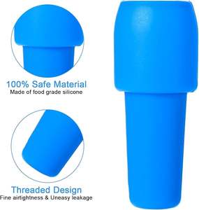 LEDUN gıda sınıfı silikon şarap stoper-çift mühürlü şarap stoper-şarap koruma stoper-bir ekleme, bir mühür - Product Image 3