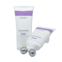 Tube de massage double bille en aluminium/plastique de 100 ml pour crème pour le cou, personnalisable avec impression de surface, marque OEM