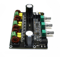Carte amplificateur de classe D 2.1 canaux XH-M573 80W*2 plus 100W caisson de basses TPA3116D2 Module audio double puce pour haut-parleurs DIY