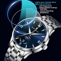 Montre mécanique automatique de luxe pour homme, 42 mm, étanche 3 ATM, affichage lumineux de la date et du jour, vente en gros