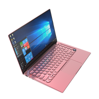 Laptop Murah Grosir 15.6 Inch Warna Pink RAM DDR4 8GB SSD 1TB Notebook dengan Pembuka Kunci Sidik Jari untuk Laptop Kantor