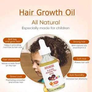 Amorfire Almond Sweet Oil Vitamin E Locks-In Moisture Kids Baby Hair Growth Oil 60ml