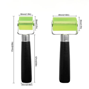 Rodillo de Silicona al por Mayor para Aplicar Extensiones de Cabello con Puntas Planas de Queratina y Cinta Adhesiva - Product Image 2