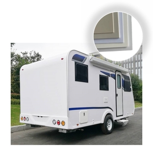 Conception moderne <span class=keywords><strong>Remorque</strong></span> <span class=keywords><strong>de</strong></span> camion <span class=keywords><strong>de</strong></span> camping-car en fibre <span class=keywords><strong>de</strong></span> verre enduite <span class=keywords><strong>de</strong></span> gel Isolation en feuille plate Mur extérieur lisse Panneau latéral FRP - Product Image 1